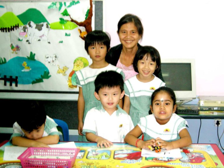 Tadika Bethany kindergarten with teacher